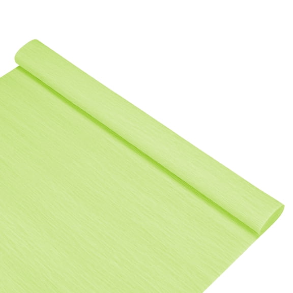 Crepe Paper, 8.2ft x 20 Inch /250 x 50cm Soft Wide Crepe Paper Streamer Sheet, Decorative Craft Streamer [Light Green]