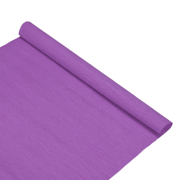 Crepe Paper, 8.2ft x 20 Inch /250 x 50cm Soft Wide Crepe Paper Streamer Sheet, Decorative Craft Streamer [Light Purple]
