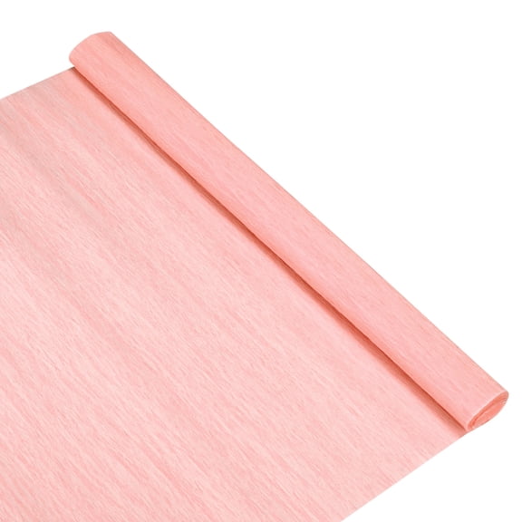 Crepe Paper, 8.2ft x 20 Inch /250 x 50cm Soft Wide Crepe Paper Streamer Sheet, Decorative Craft Streamer [Pink]