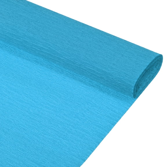Crepe Paper Roll 8.2ft Long 10 Inch Wide for Wedding Decoration,Deep Lake Blue 2pcs