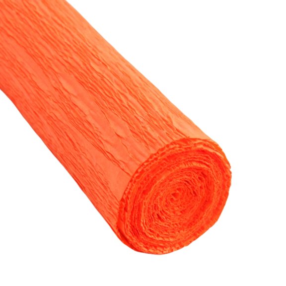 Crepe Paper Roll 8.2ft Long 20" Wide for Wedding Ceremony Various Large Festivals Decoration,Orange red