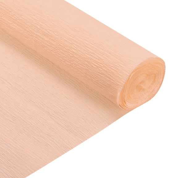 Uxcell Crepe Paper Roll Crepe Paper Decoration 5 ft Long 20" Wide Champagne