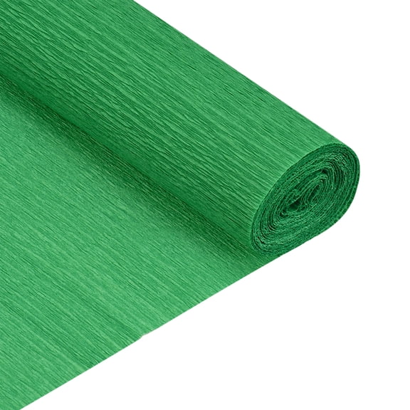 Crepe Paper Roll Crepe Paper Decoration 5 ft Long 20 Inch Wide, Dark Green Pack of 2