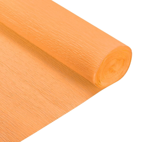 Uxcell Crepe Paper Roll Crepe Paper Decoration 5 ft Long 20" Wide Orange