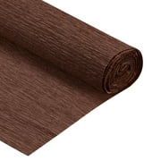 Crepe Paper Roll Crepe Paper Decoration 7.5ft Long 20 Inch Wide, Dark Brown