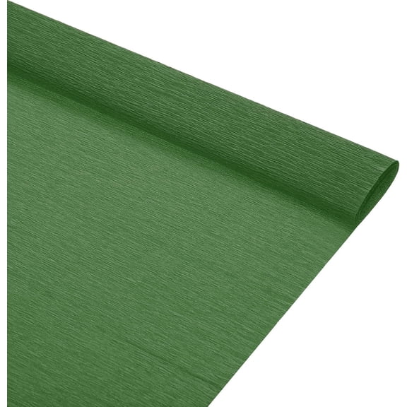 Crepe Paper Sheets, 20 Inch Wide 8ft Long Roll Army Green Paper, [for Flowers Making DIY Gift Wrapping Crafts Party Streamers Deco]