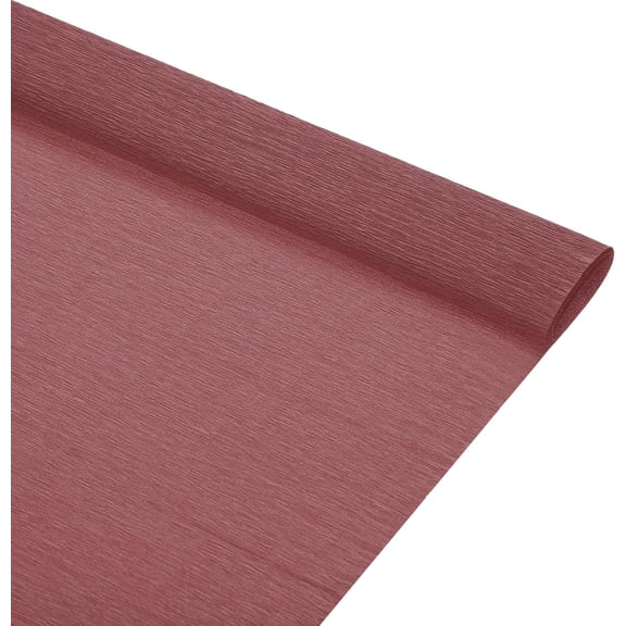 Crepe Paper Sheets, 20 Inch Wide 8ft Long Roll Rust Red Paper, [for Flowers Making DIY Gift Wrapping Crafts Party Streamers Deco]