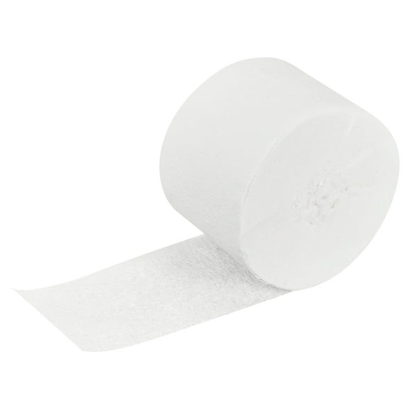 Crepe Paper Streamer Crepe Paper Decoration 82ft Long 1.77 Inch Wide, White