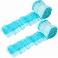 thumbnail image 1 of Crepe Paper Streamers 2 Rolls 2.8in/7cm Blue Birthday Party Tissue Decorations Wedding DIY Craft Graland, 1 of 9