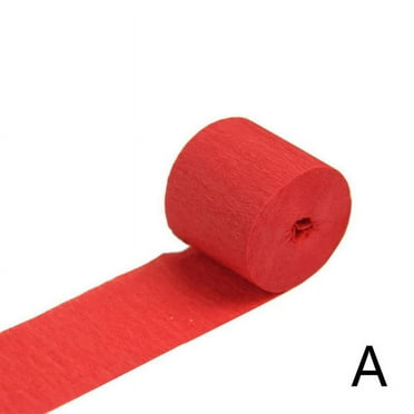 Crepe Paper Streamers Party Wedding Birthday Decorative Colored Paper Q2Y6