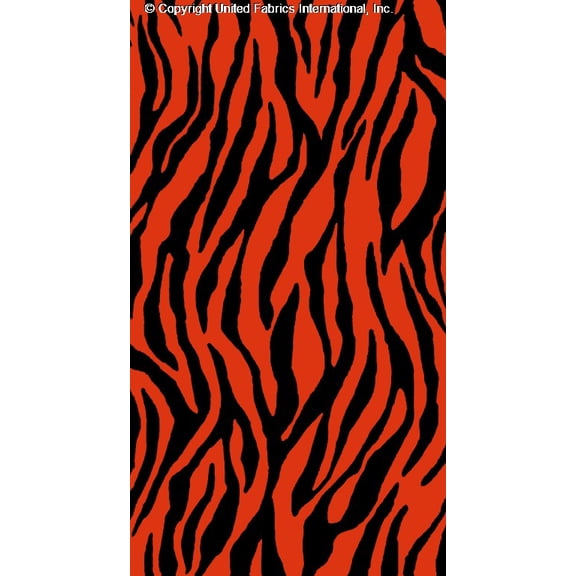Crepe Techno Printed Manju, Leopard Print, Stretch Crepe, Sewing Fabric (BLACK/RED, HalfaYard)