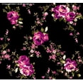 thumbnail image 1 of Crepe Techno Printed Nohelia Stretch Crepe Floral Fabric Prom Dress Sewing (ROSE/OLIVE/TAUPE, HalfaYard), 1 of 3