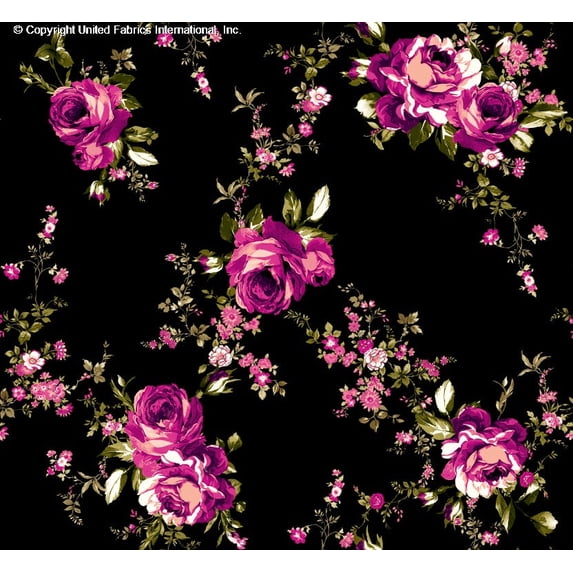 Crepe Techno Printed Nohelia Stretch Crepe Floral Fabric Prom Dress Sewing (ROSE/OLIVE/TAUPE, HalfaYard)