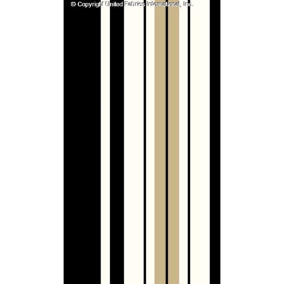 Crepe Techno Printed Spenser, Stripe Fabric, Stretch Crepe Fabric, Sewing Fabric (BLACK/TAUPE/OFFWHITE, HalfaYard)