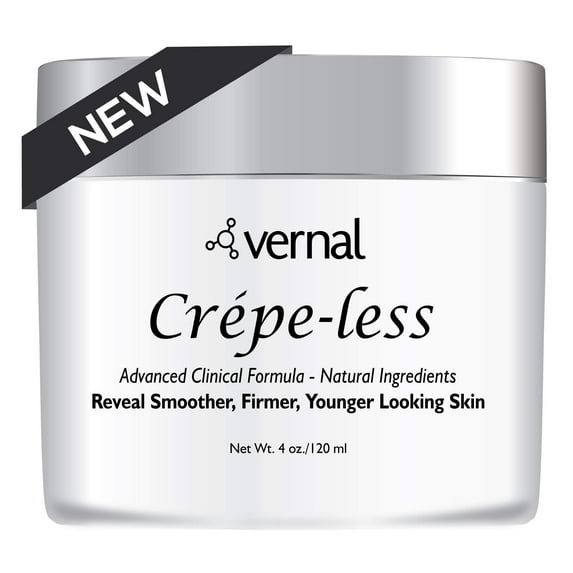 Crepe-less Anti-Aging Crepey Skin Organic Shea Butter Neck, Arms, Legs and Body Cream, 4 oz