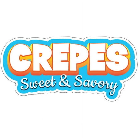Crepes 8" Decal Concession Stand Food Truck Sticker