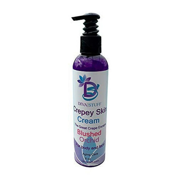 Crepey Skin Body & Face Cream With Hyaluronic Acid, Alpha Hydroxy & More (blushed orchid scent)