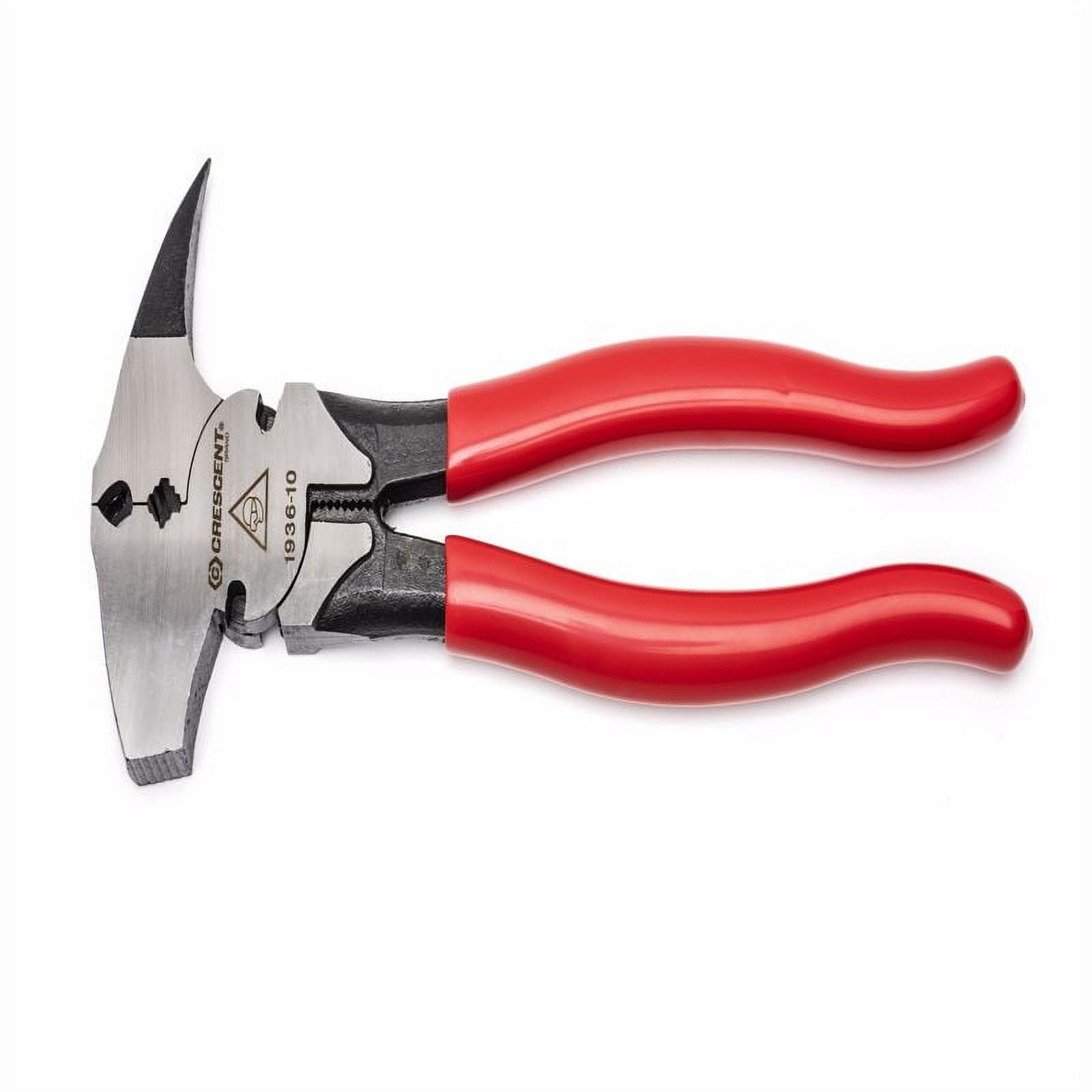 Crescent 107/16 in. Alloy Steel Fence Pliers Red 1 pk
