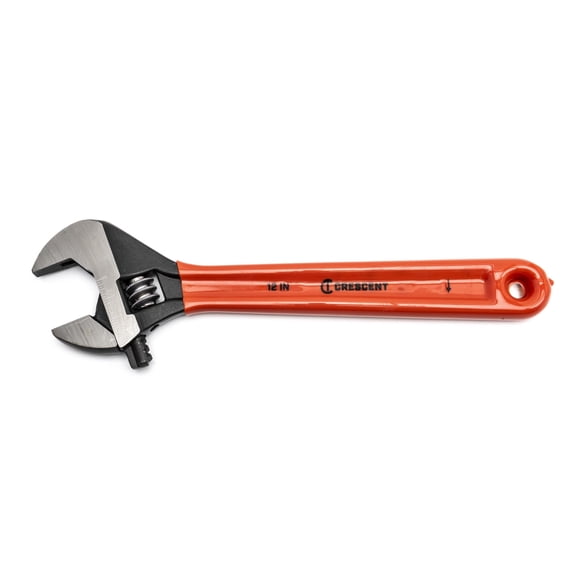 Crescent 12" Adjustable Black Oxide Cushion Grip Wrench - Carded - AT212CVS