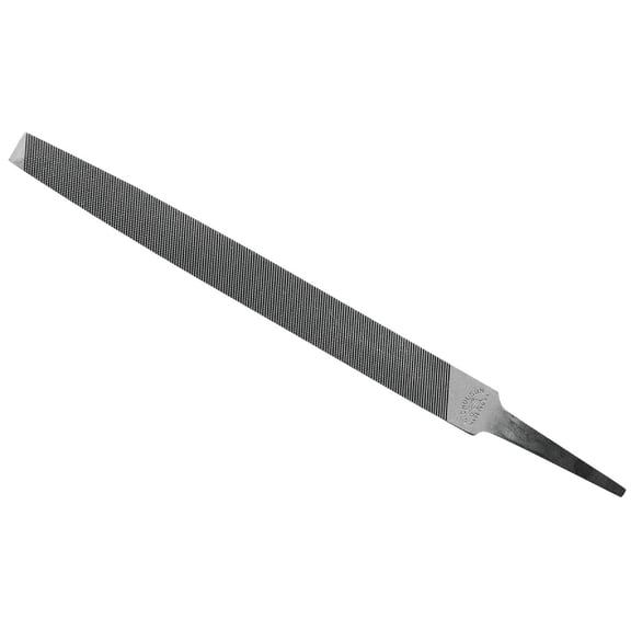 Apex Tool Group Nicholson Flat Bastard File - Precision, 12 In Heavy-Duty Construction, Professional Use