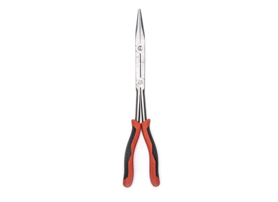 Crescent 13-1/2 in. Alloy Steel Long Nose Pliers Blue 1 pk