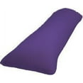 thumbnail image 1 of Crescent 2 Pack Purple Body Pillow Cover, Pillowcases, 100% Pure Natural Cotton Jersey, Soft and Cozy, Envelope Closure, Hypoallergenic, Breathable 21"x 54" (2 Body Pillowcases 21"x54", Purple), 1 of 7