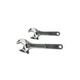 thumbnail image 1 of Crescent 2 Piece Adjustable Wrench Set, 6 In and 10 In Wide Jaw Wrenches, 1 of 26