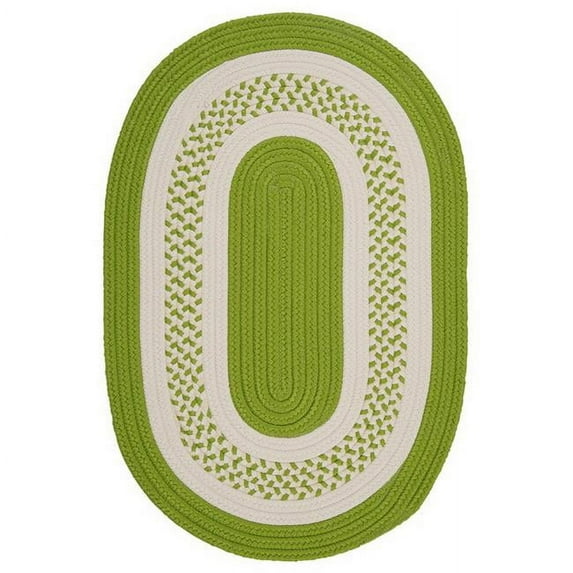 Crescent 2'x8' Bright Green Indoor/Outdoor Rug
