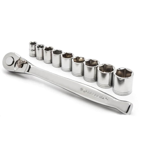 Crescent 3/8 in. drive SAE 6 Point Socket Wrench Set 10 pc.