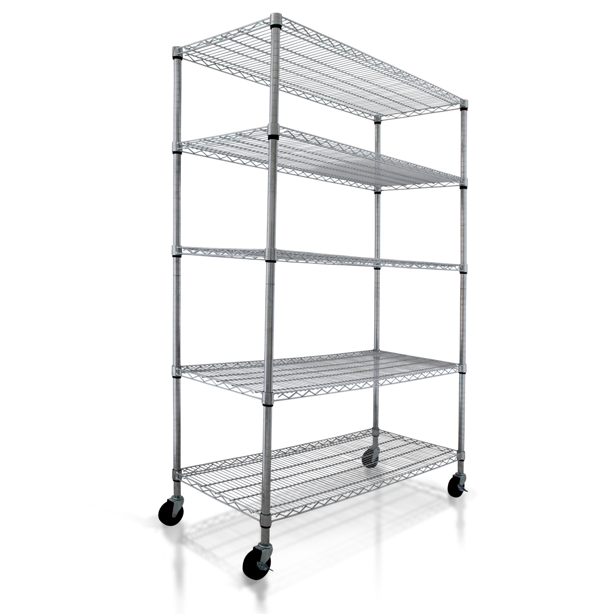 Trinity NSF 6tier Chrome Wire Shelving Rack