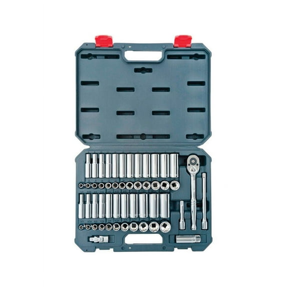 Crescent 52pc 3/8in Drive 6 & 12 Point Standard & Deep SAE/Metric Mechanics Tool Set