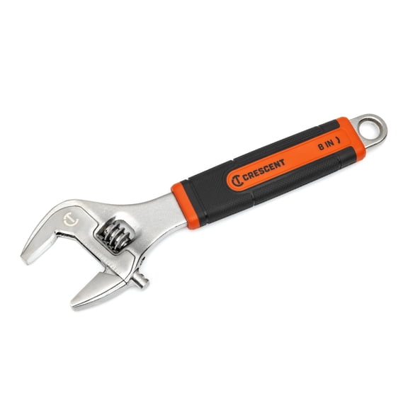 Crescent 8" Adjustable Wrench with Quick-Fit-Jaw AC38CVS