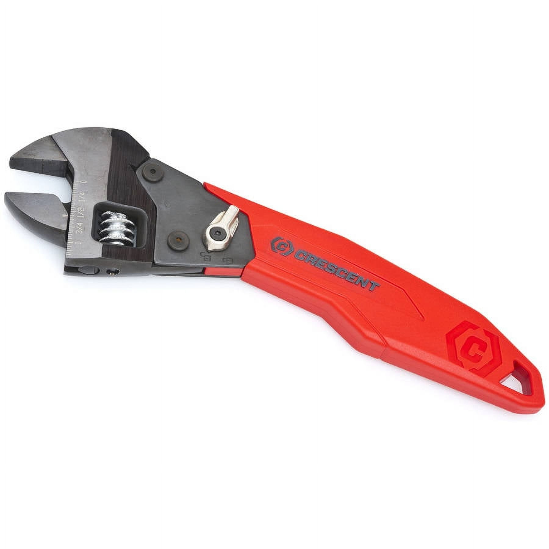 Crescent ATR28 8" Red and Black Ratcheting Adjustable Wrench