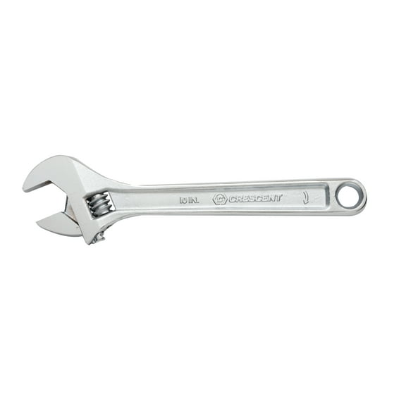 Crescent Adjustable Chrome Wrenches, 15 in Long, 1 11/16 in Opening, Chrome