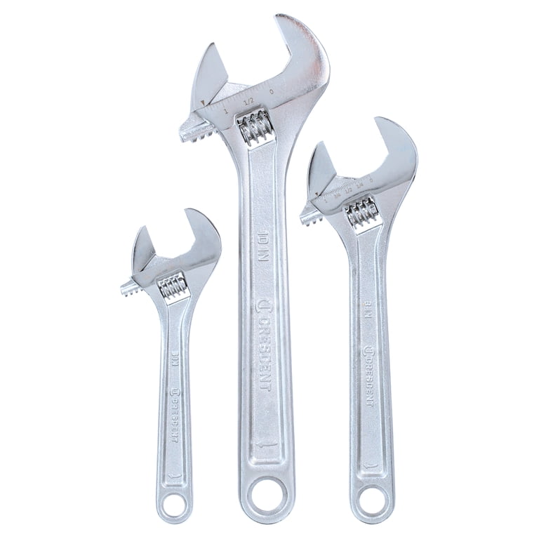 Crescent Adjustable Wrench Set 3 pc. - Walmart.com