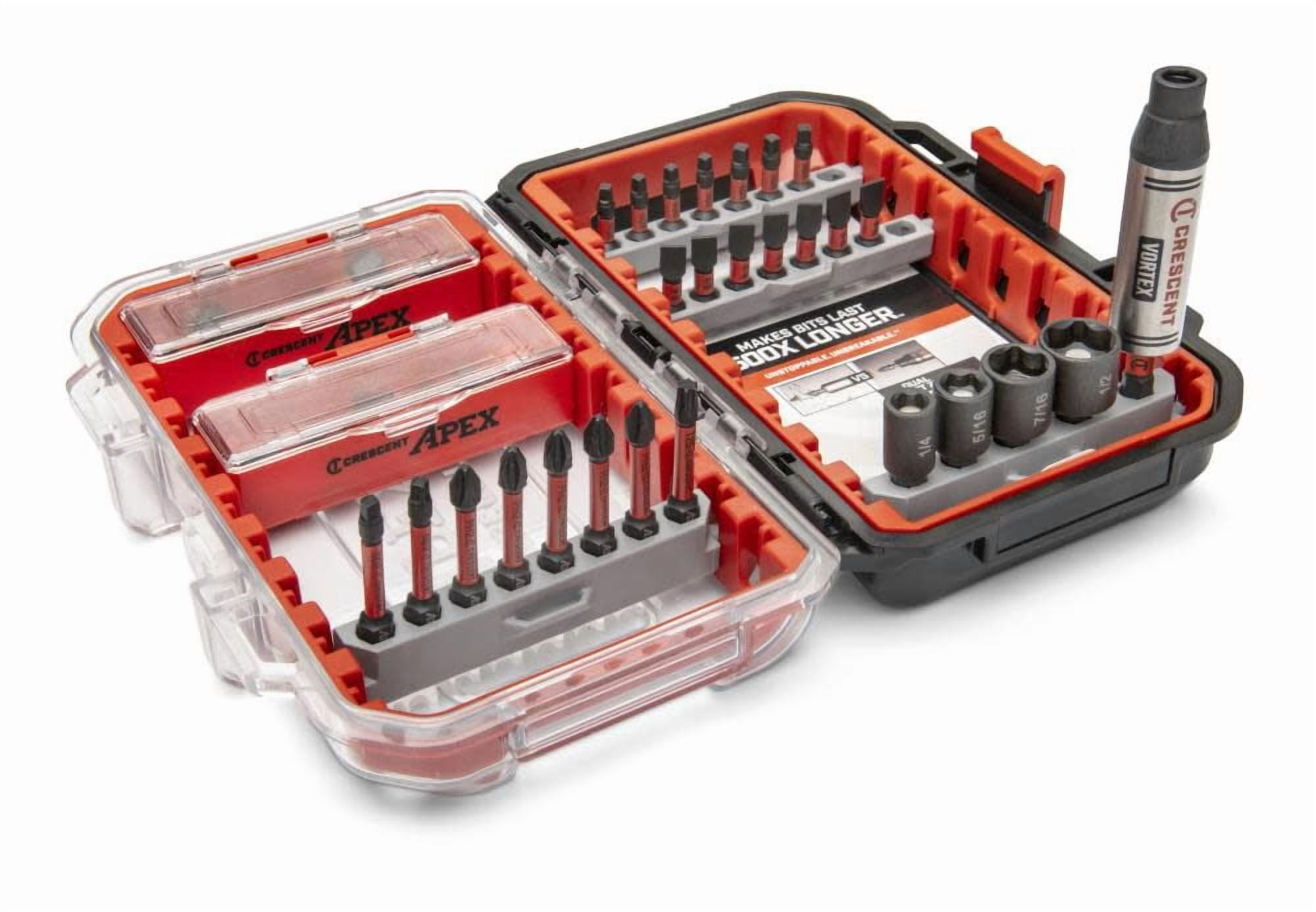 Crescent Apex Vortex Bit Holder Fastening Set 31Pc - Walmart.com