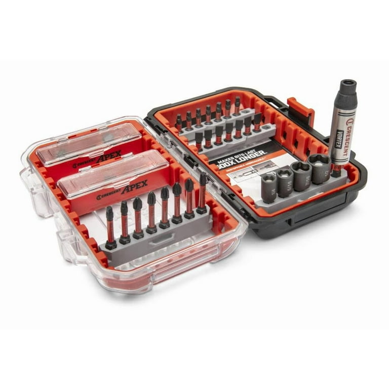 Crescent Apex Vortex Bit Holder Fastening Set 31Pc - Walmart.com