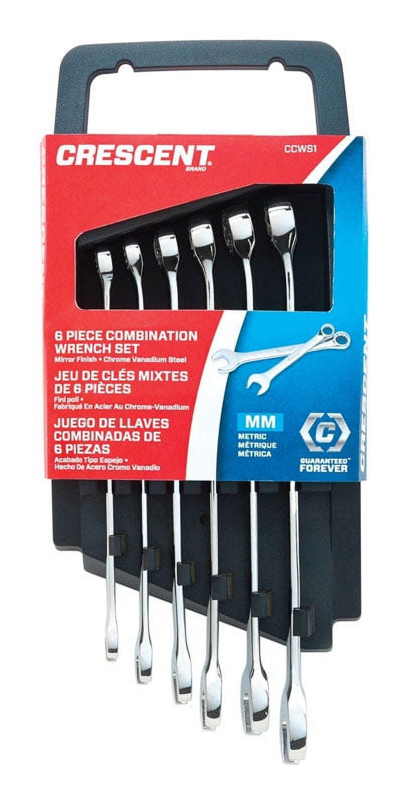 Crescent Assorted x 9.5 in. L 12 Point Metric Wrench Set 6 pk