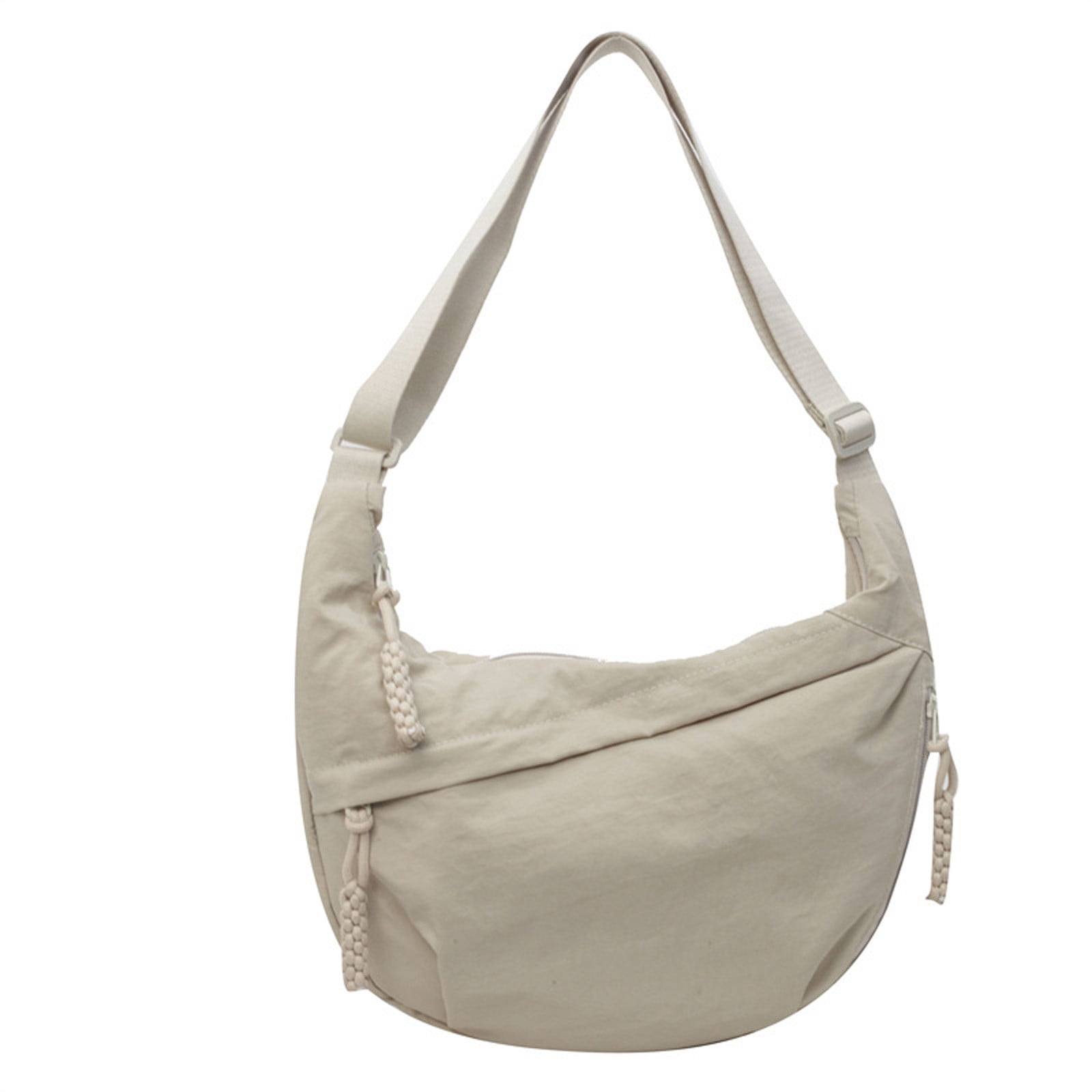 ワンピースその他 Unisex Sling Nylon Crossbody Hobo Bag 4K3095G P Crescent Bag for Women Men Nylon Crossbody Bags,Multi-Pocket