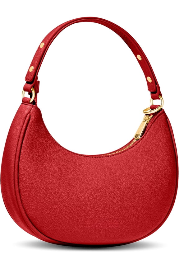 Crescent Bags For Women with RFID Protection, Half Moon Clutch Purses for Women with Anti- Clip for Extra Safety