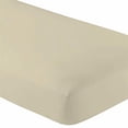 thumbnail image 1 of Crescent Bedding Micro Fiber Ivory Beige Fitted Sheet - Soft and Comfy Guarantee (Twin XL, Beige), 1 of 4