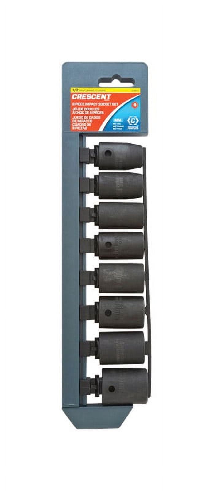 Crescent Assorted X 1/2 drive Metric Point Impact Socket