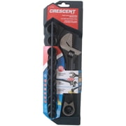 Crescent CPTAW8 11 Pc. Pass-Thru X6 Black Oxide Adjustable Wrench and Spline Socket Set