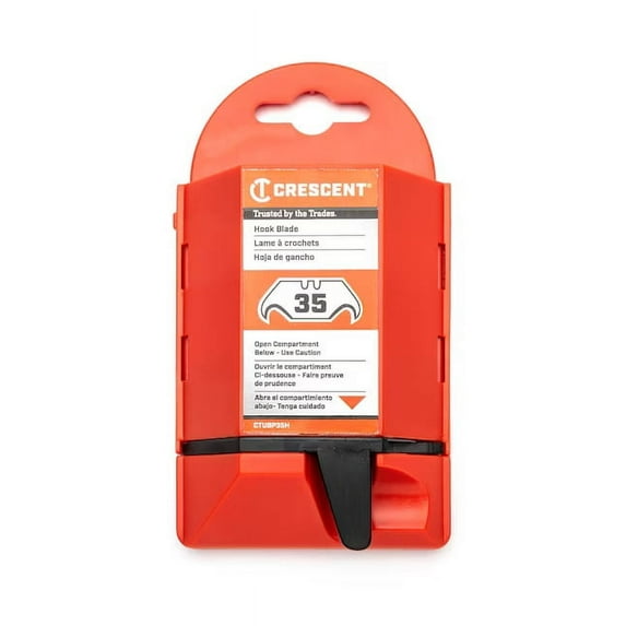 Crescent Carbon Steel Hook Utility Razor Blade (35-Pack)