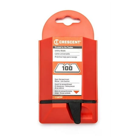 Crescent Carbon Steel Utility Razor Blade (100-Pack)