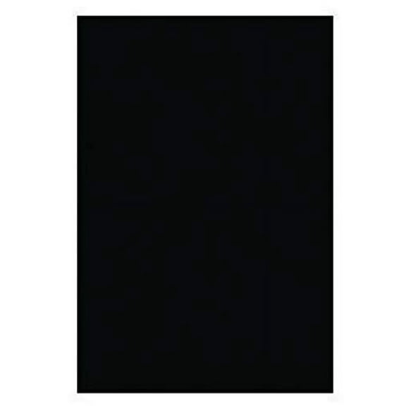Crescent Colored Mat Board 14 ply - 32 x 40 inches - Pack of 10 - Smooth Black