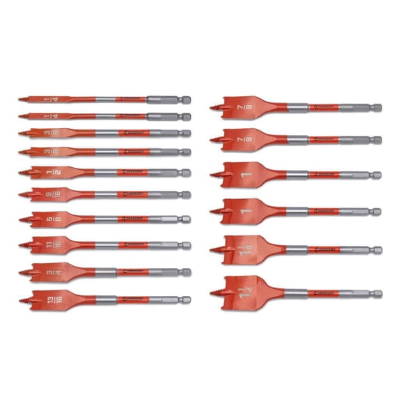 Crescent Crew Point Paddle Drill Bit Set 16Pc
