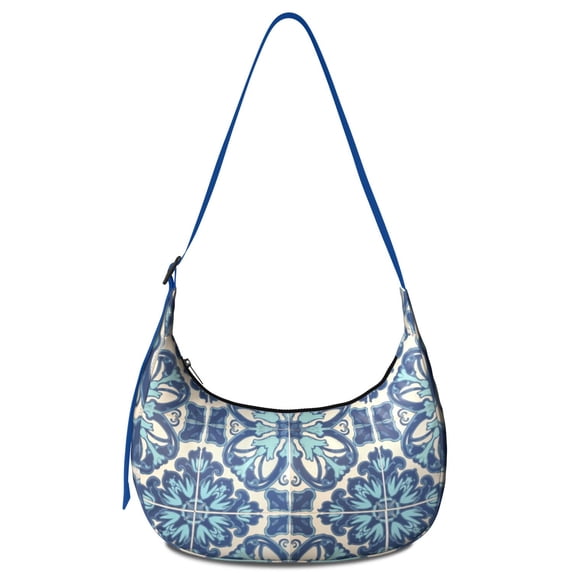 Crescent Crossbody Bag Bohemian Tribal Small Crossbody Purse for Women Men Trendy Small Shoulder Bag Purse