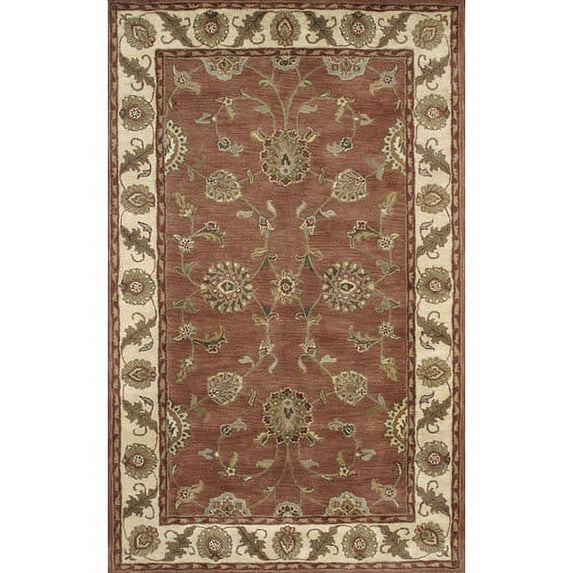 Dynamic Rugs CHARISMA 6.7X9.6 1405-200 RUST/IVORY