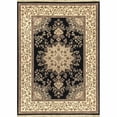 thumbnail image 1 of Crescent Drive Rug Company Cirro Oakland Wool Black/Beige Area Rug, 1 of 2
